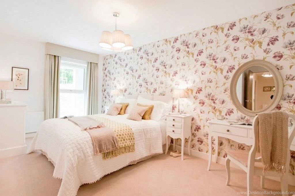 12 Breathtaking Samples Of Feminine Wallpapers Designs For Bedrooms ...
