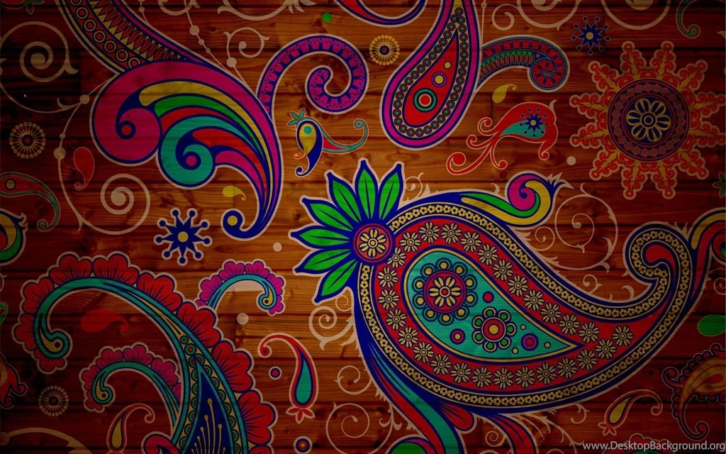 Intricate Design Circular Patterns Flowers Cover Photo Wallpapers ...