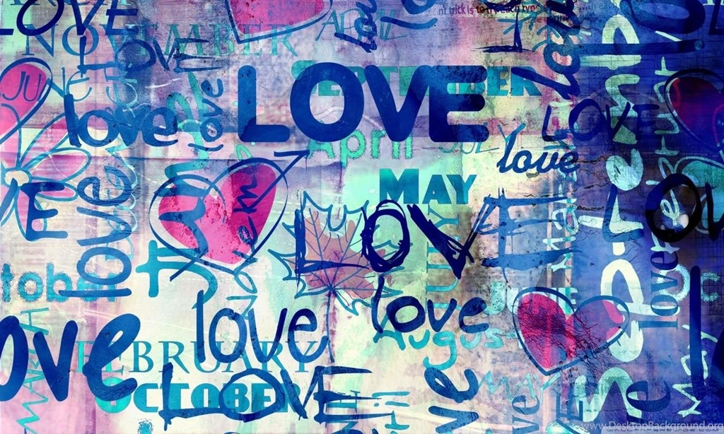 Graffiti Love HD Desktop Wallpapers : High Definition : Fullscreen ...