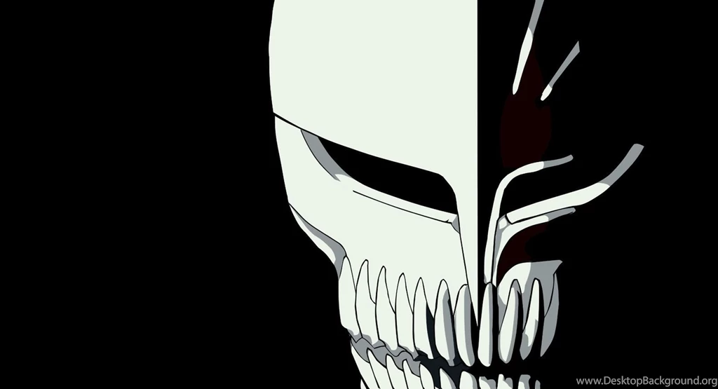 Deviantart More Like Ichigo S Hollow Mask Vector By Soul Taker Richar Desktop Background