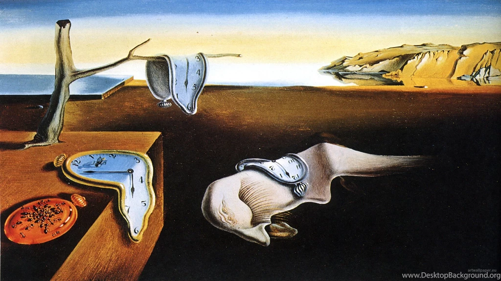 A Breakdown Of The The Persistence Of Memory Desktop Background