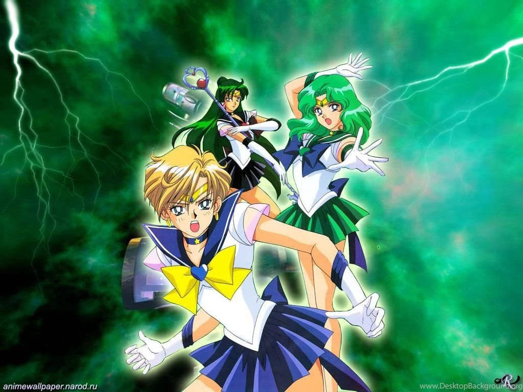 Sailor Uranus, Neptune And Pluto Wallpapers The Outer Senshi ...