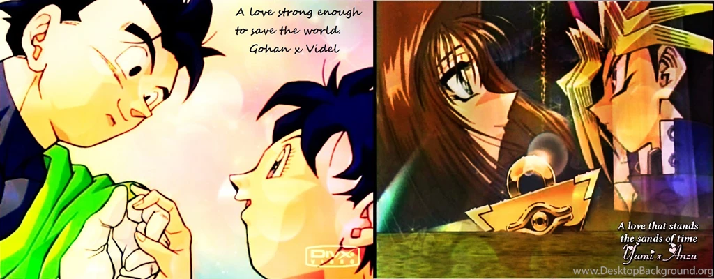 Gohan X Videl And Anzu X Yami Wallpapers By Artworx88 On DeviantArt