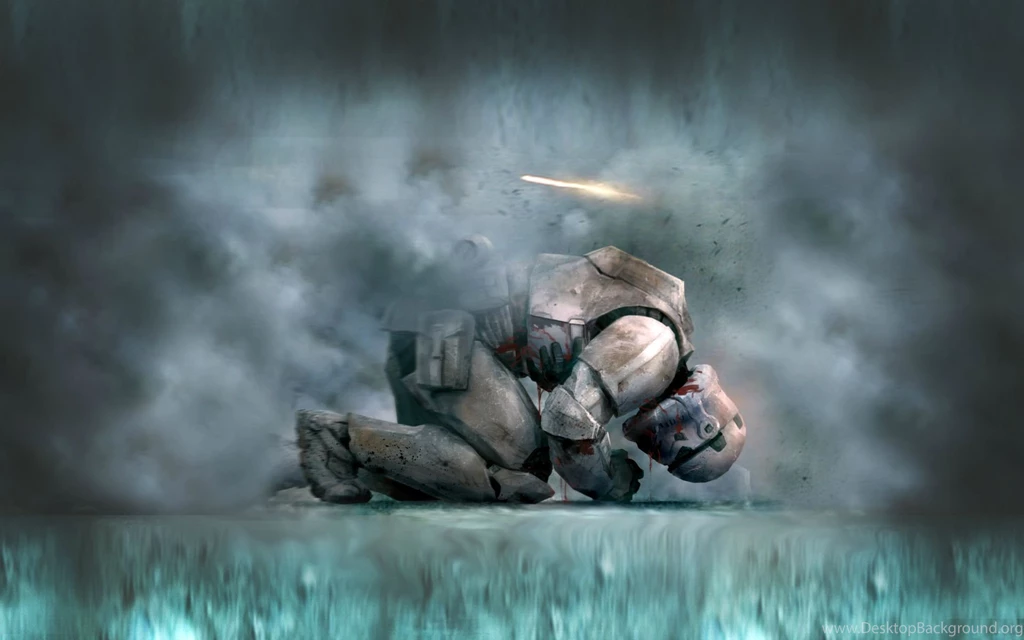 Edited The R/pics Post Of The Downed Stormtrooper Into A Wallpapers ...