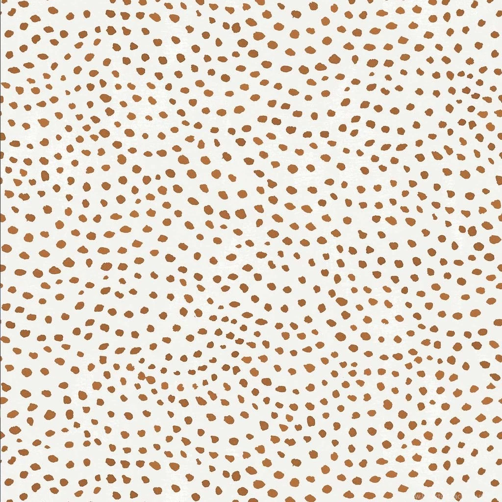 Scallop Dots Wallpaper. Rust