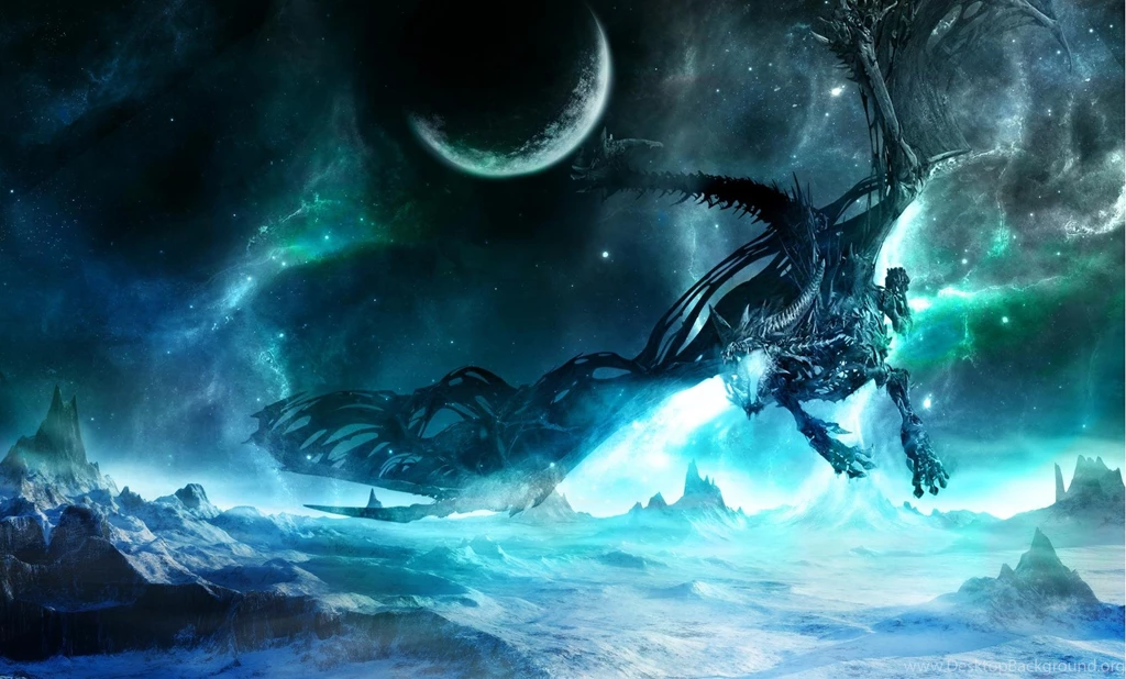 1921x1160px Landscape Dragon Blue