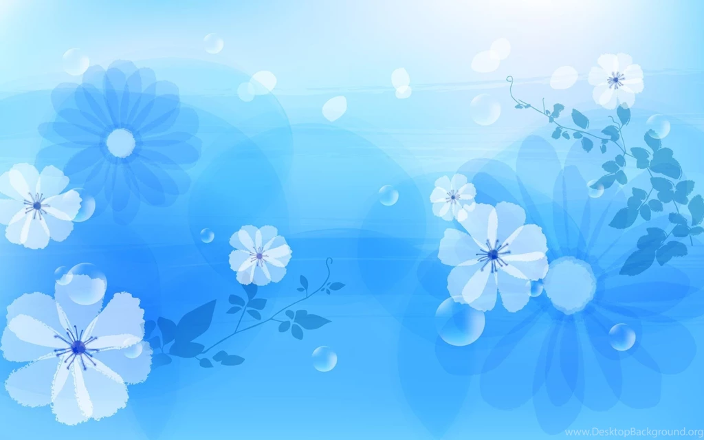 Sky Blue Flower Backgrounds 1960790 Desktop Background