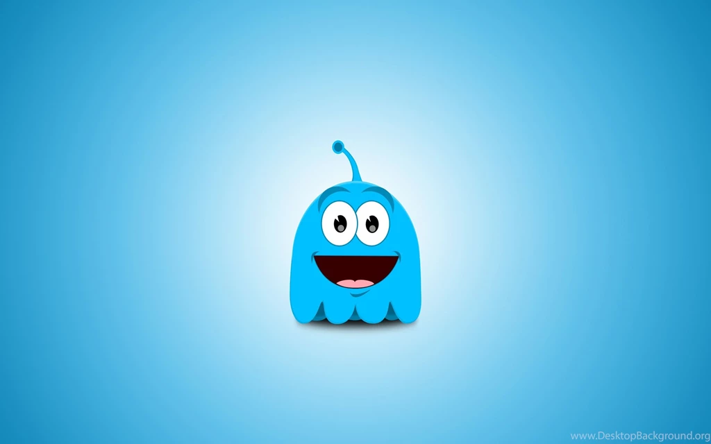 Cute Blue Alien 1792725