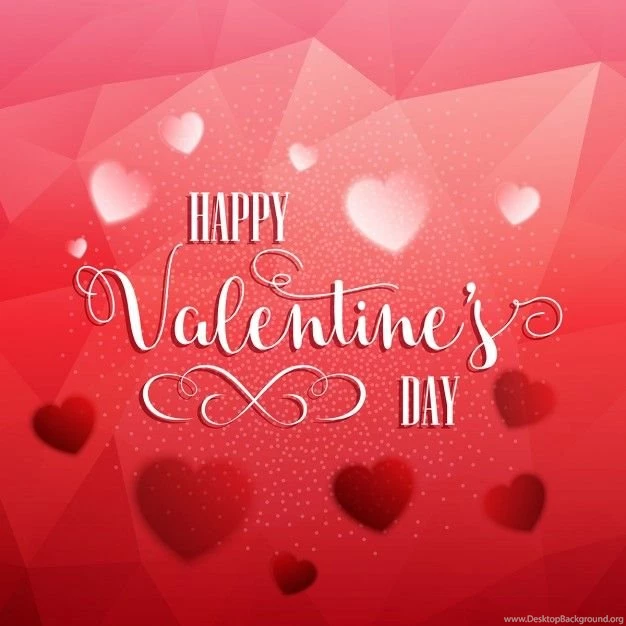 Decorative Valentines Day Backgrounds With Hearts Vector
