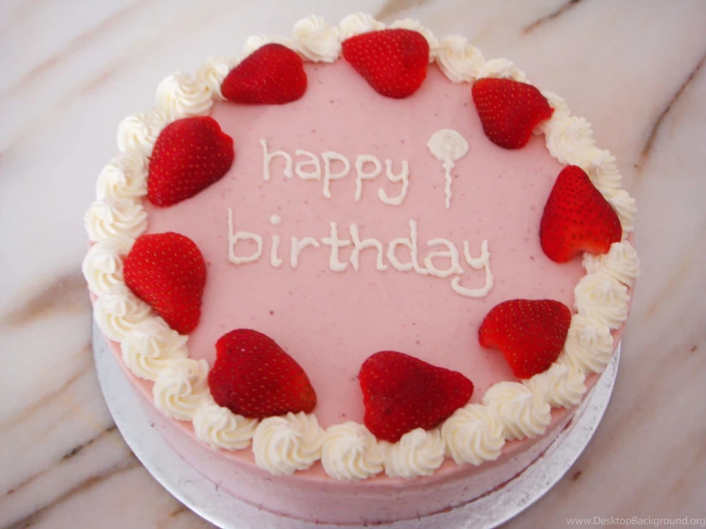Strawberry Birthday Cakes Happy Birthday Wishes