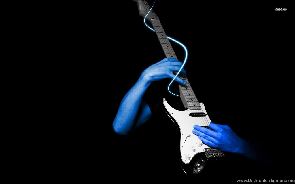 Blue Hands Playing Guitar Wallpapers Music Wallpapers