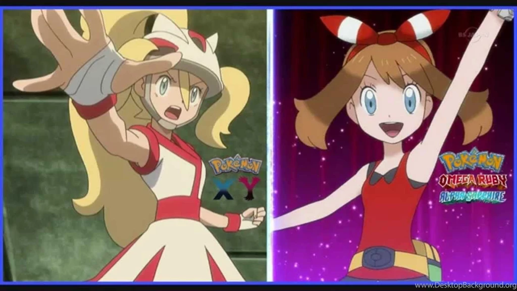 Pokemon XY + Alpha Sapphire] Korrina And May Wallpapers NIGHT ...