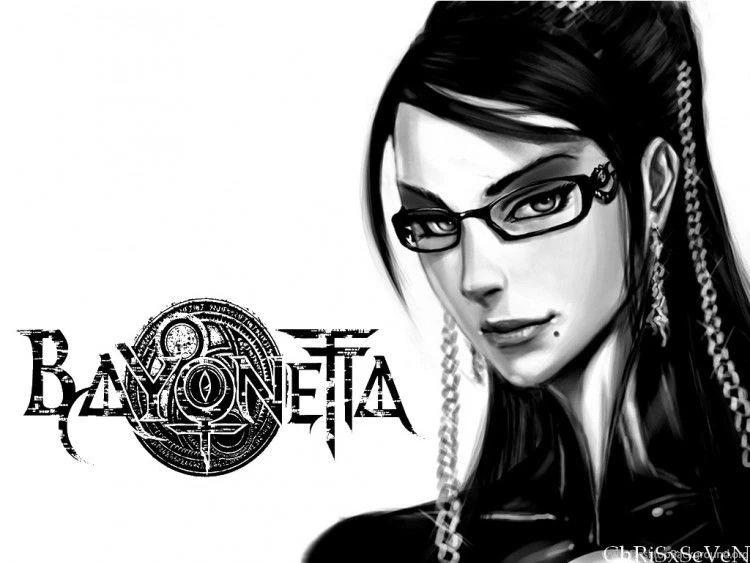 Wallpapers Video Games > Wallpapers Bayonetta Bayonetta B&W 2 By ...