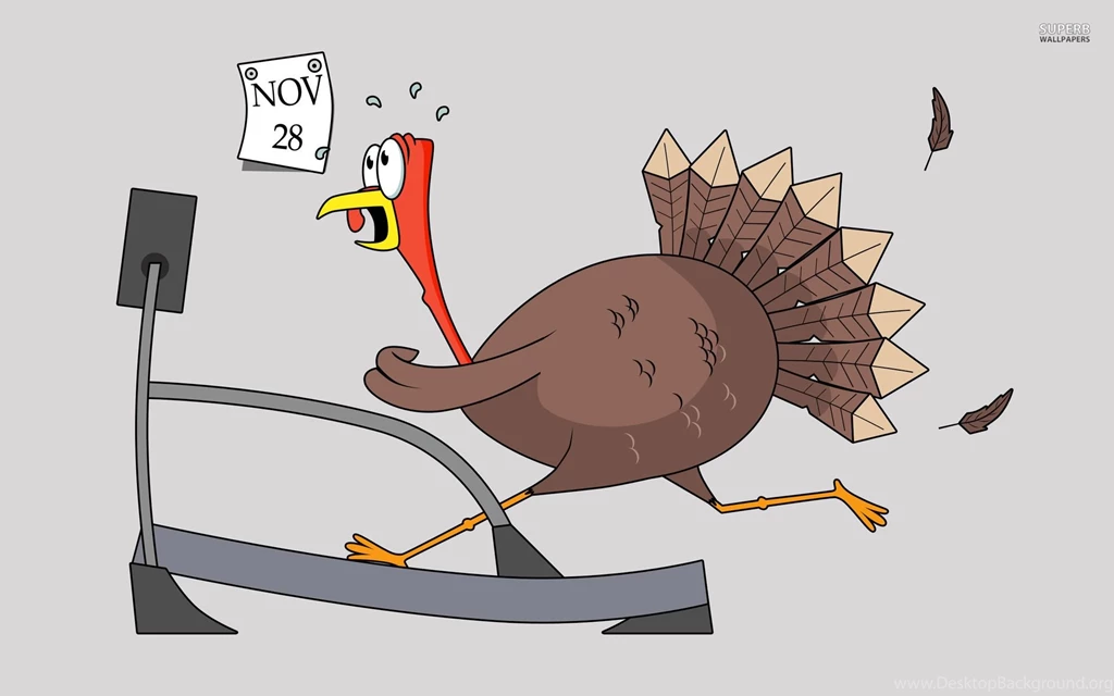 Thanksgiving Turkey On A Treadmill Wallpapers Funny Wallpapers ...
