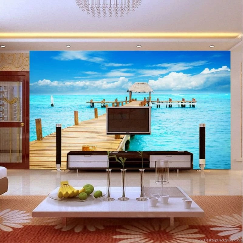 Sofa Living Room Backgrounds Wall Stereoscopic Fashion 3d Wall ...