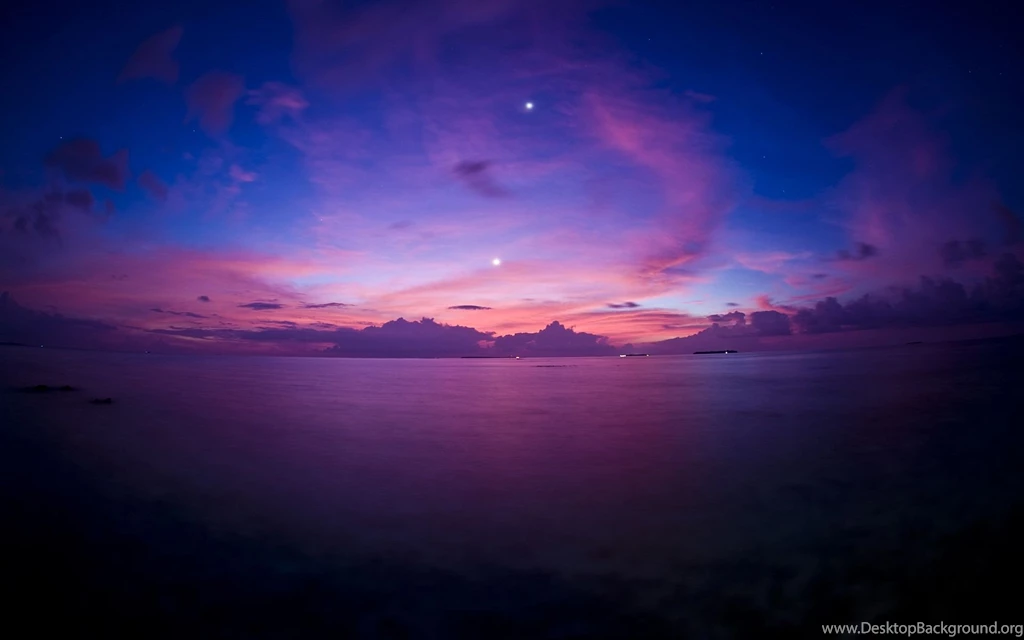 Purple, Sunset, Wallpapers, Backgrounds, Pictures, Desktop ...