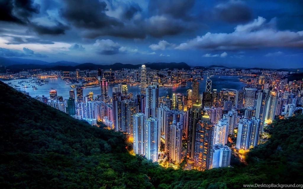 Cityscapes Buildings Hong Kong City Skyline Wallpapers