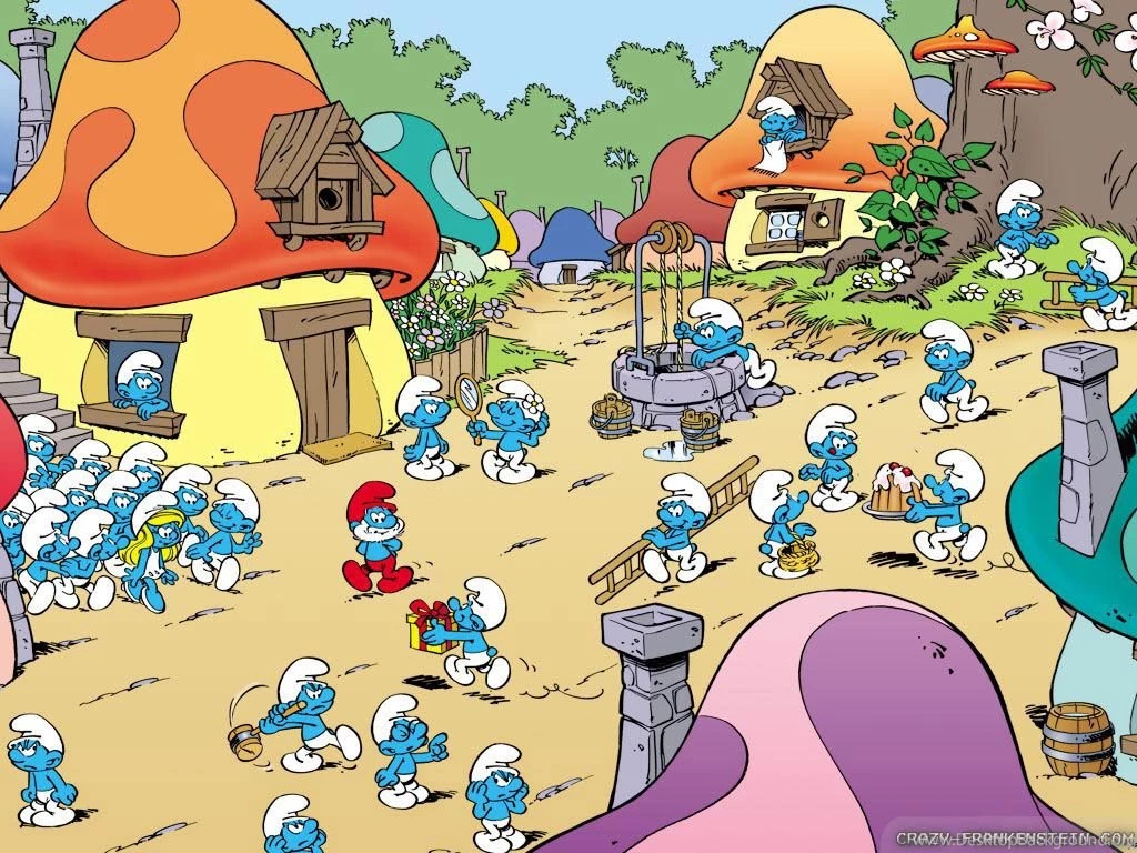 The Smurfs Cartoon Wallpapers Crazy Frankenstein