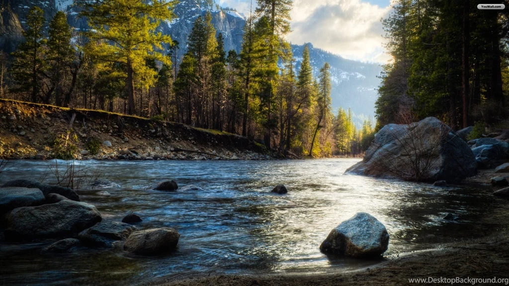 Beautiful Nature River HD Desktop Wallpapers Zibrato