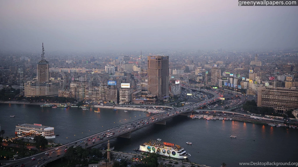 Download Cairo Panorama Nile River 1920x1080 Wallpapers