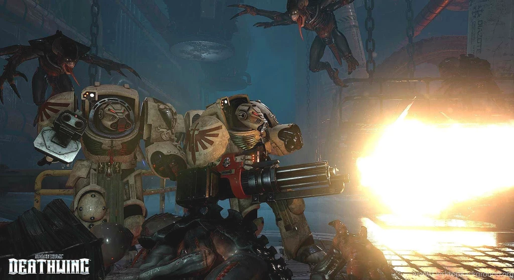 SPACE HULK Deathwing Fantasy Fighting Warhammer Action Futuristic ...