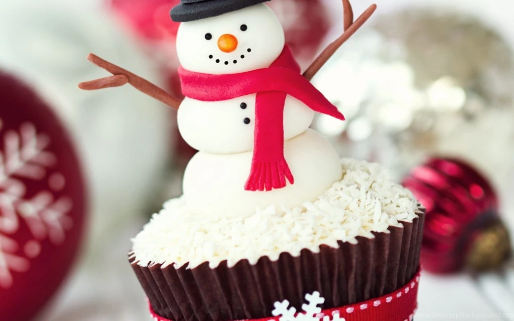 Snowman cake sweet holiday christmas new year hd wallpaper.jpg