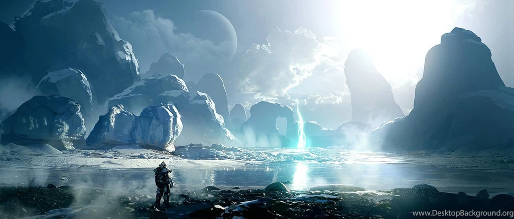 2D Art Ice Planet Wallpapers