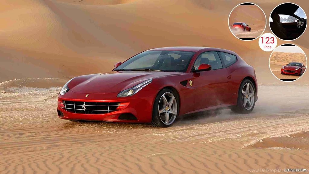 Ferrari FF In Desert Front