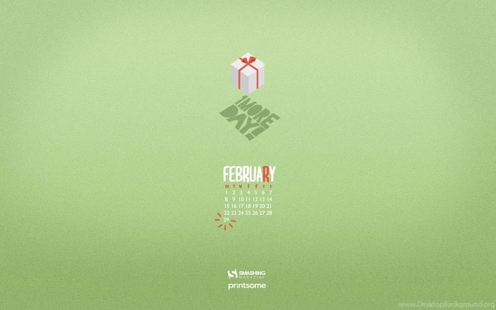 Desktop Wallpapers Calendars: February 2016 – Smashing Magazine