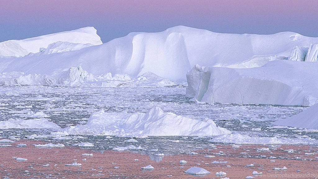 Download Wallpapers 3840x2160 Iceberg, Pink, White, Cold, Greenland ...
