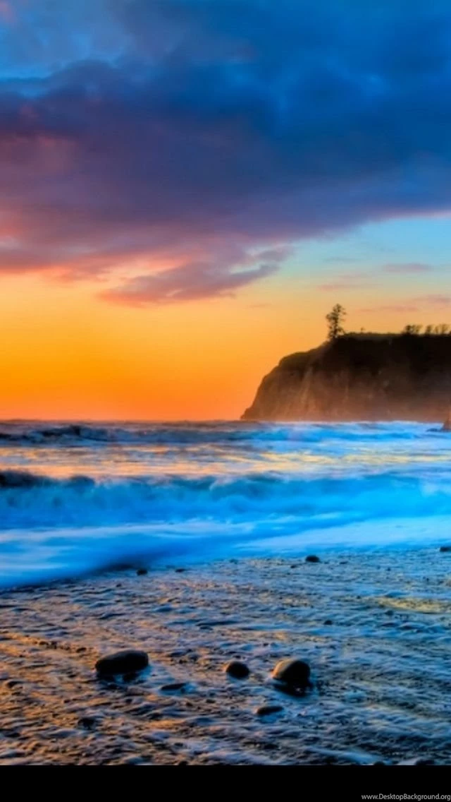 Beach Sunset iPhone 5 Wallpapers