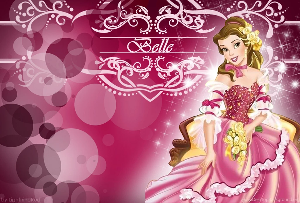 Pink Belle Wallpapers Disney Princess Fan Art (31630782) Fanpop
