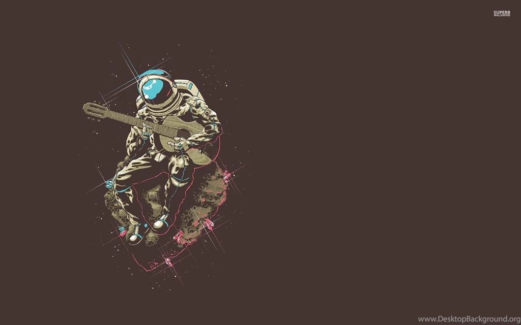 Astronaut Playing The Guitar Wallpapers Funny Wallpapers
