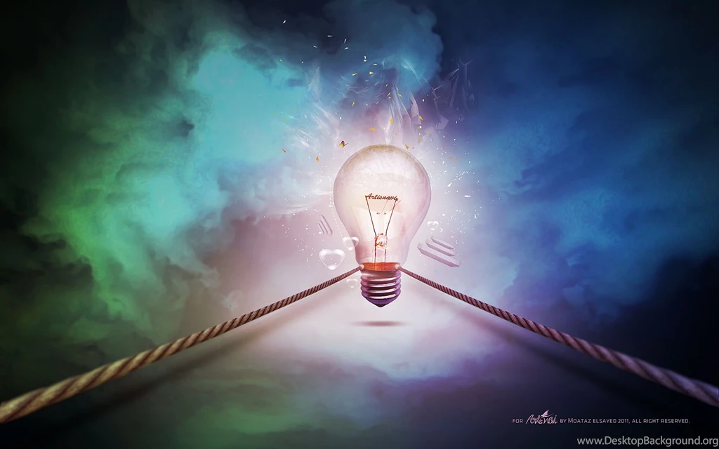 Wallpapers Set: Creativity Bulb ArtisNavi.com