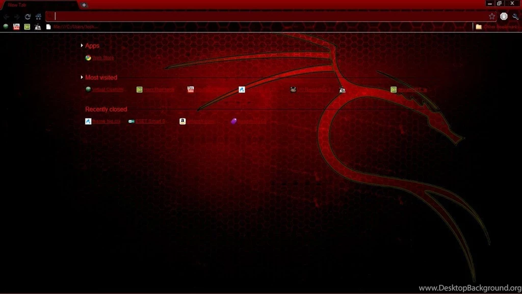 Backtrack Google Chrome Theme By Strychnine8301 On DeviantArt