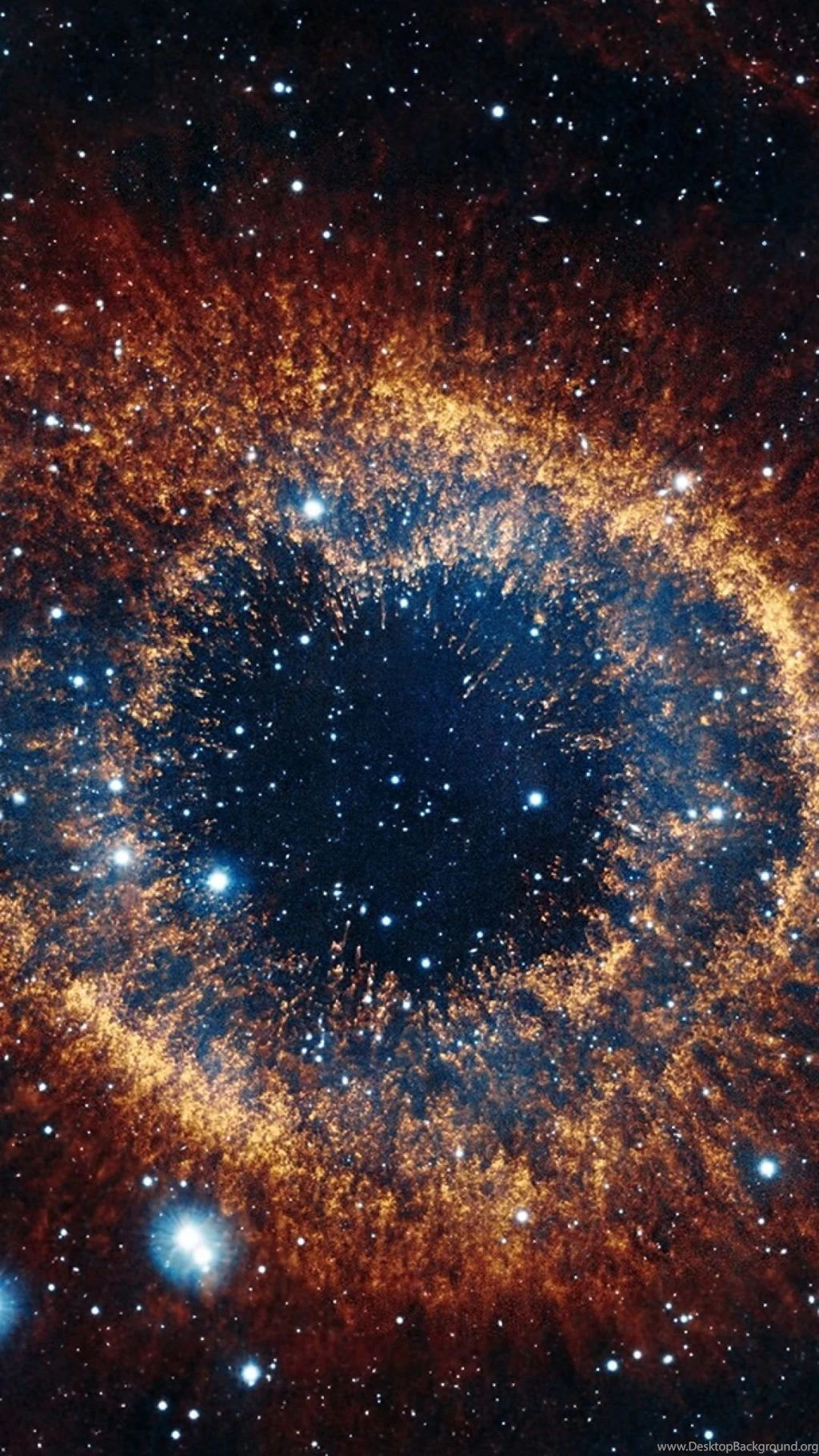 Download Wallpapers 1080x1920 Helix Nebula, Space, Stars, Explosion ...