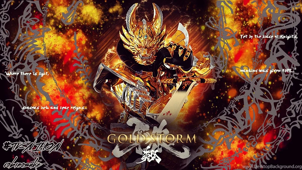 Garo Gold Storm Shou Episode 2 English Subbed Flame Desktop Background