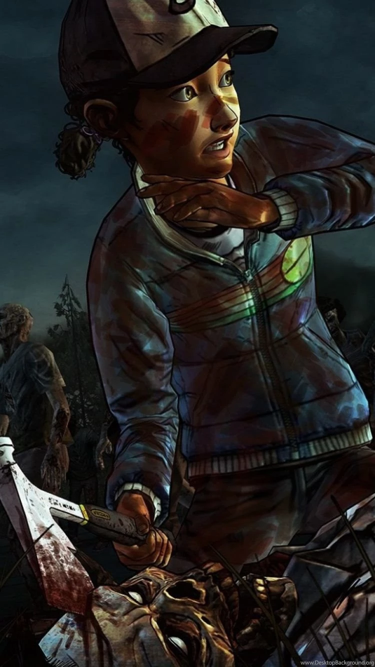 Download Wallpapers 750x1334 The Walking Dead A Telltale Games ... Desktop  Background