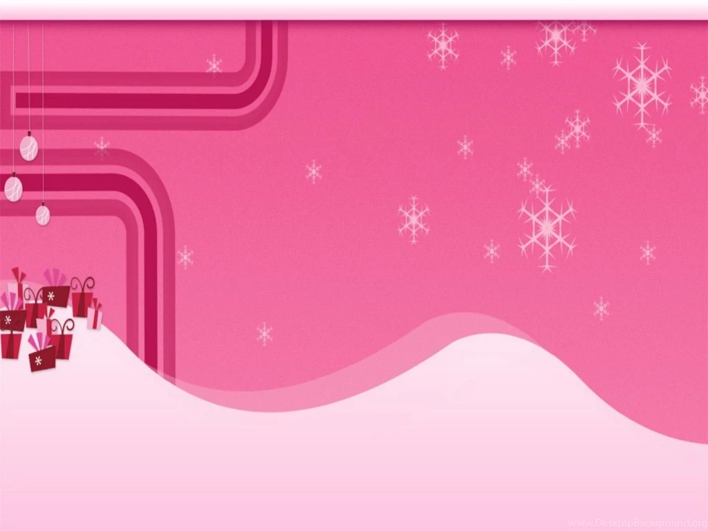 Pink Christmas Backgrounds Wallpapers 1600x1200 168043