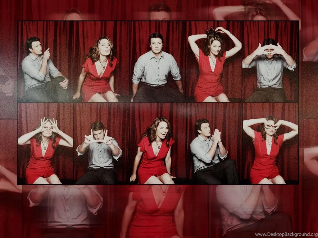 Wallpapers Stana Katic Nathan Fillion Castle Stanathan Tv Guide ...