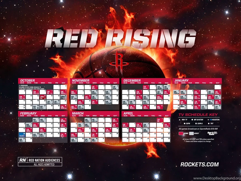 Houston Rockets 2010 11 Schedule Wallpapers