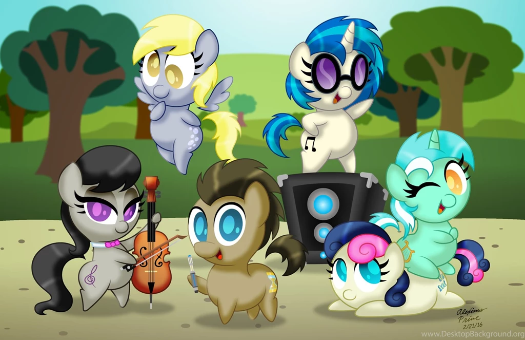 Chibi Ponies: Backgrounds Ponies By AleximusPrime On DeviantArt