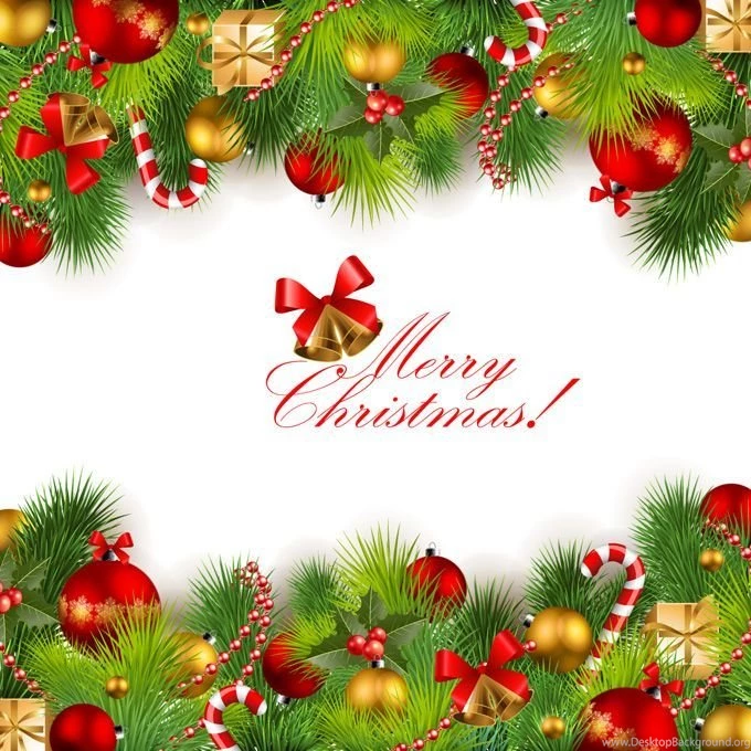 Christmas Backgrounds Border Vector (Free) Desktop Background