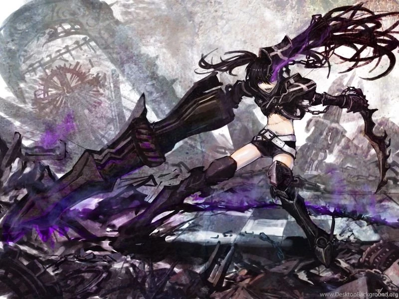 Wallpapers Anime Black Rock Shooter Nature Crazy Bloodlust Dark ...