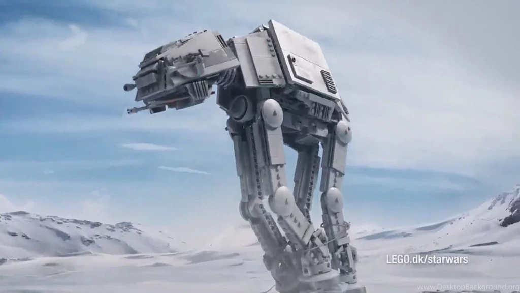 LEGO Star Wars 75054 AT AT Building Toy And LEGO 75049 Snowspeeder ...