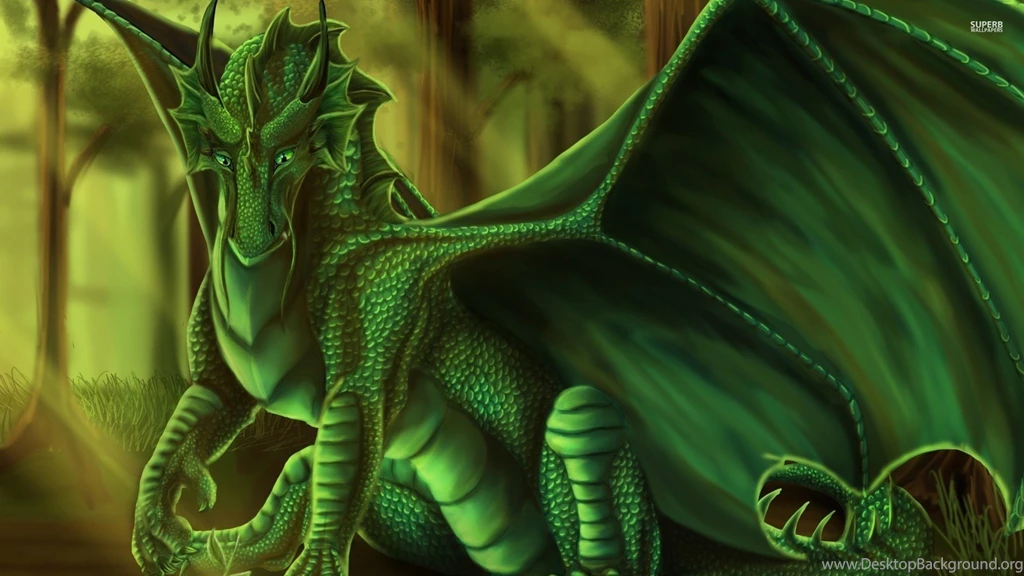 Green Dragon Wallpapers Fantasy Wallpapers