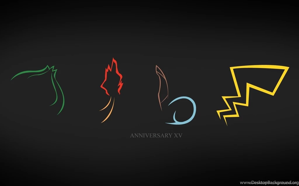 Download 1280x800 Pokemon XV Anniversary Wallpapers