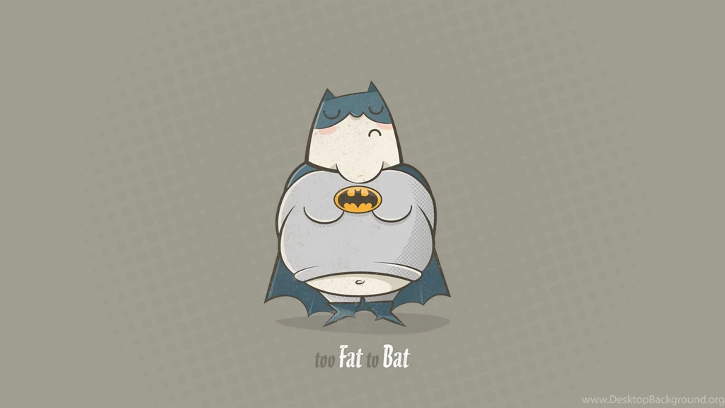 Batman Too Fat To Bat Funny Hd Wallpapers Wallpapers