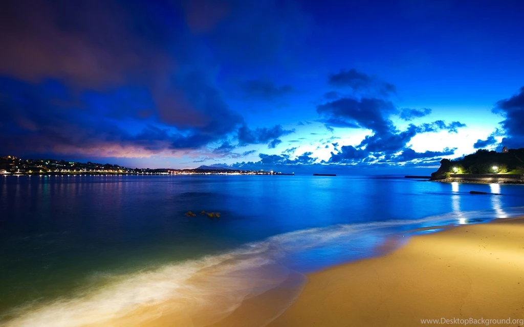 Saint Jean Luz Beach Scenery Wallpapers 2560x1600 : Wallpapers13.com