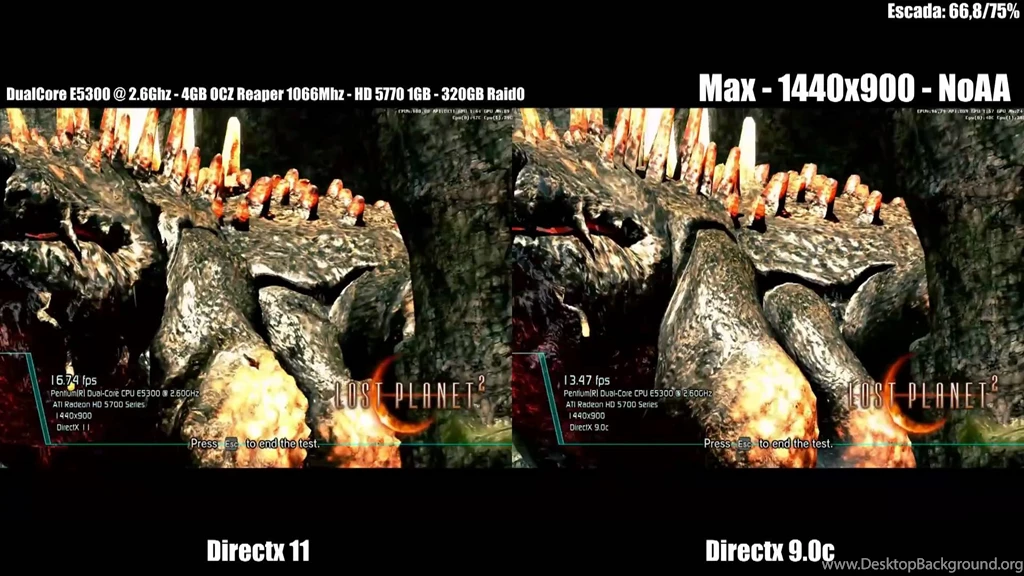 Lost Planet 2 Directx 11 Vs Directx 9 HD 5770 YouTube